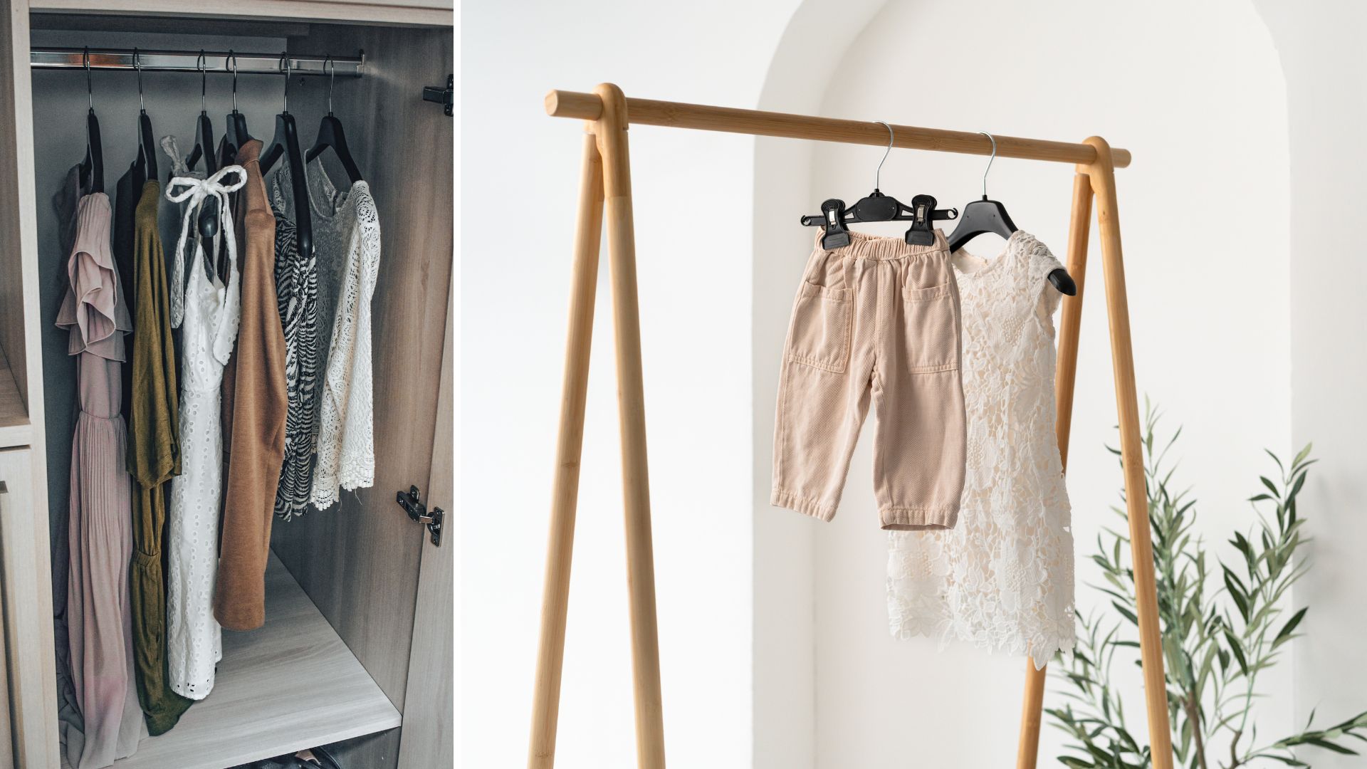 Mix ramínek ve skříni