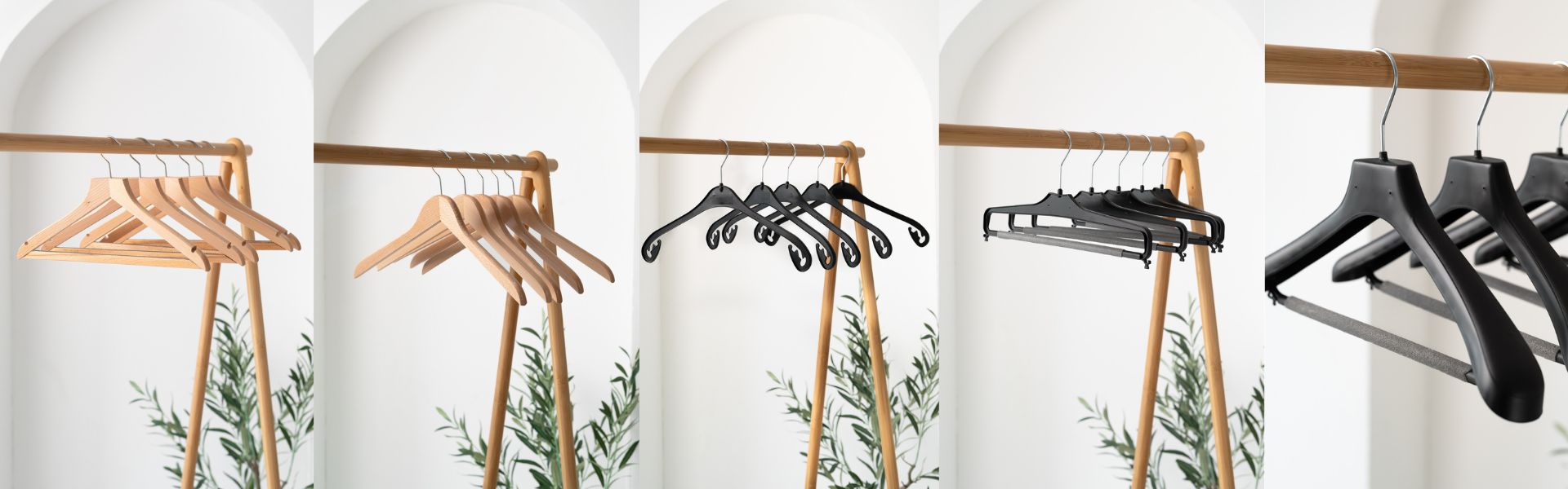 Srovnání pěti typů ramínek